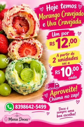 Morango cravejado