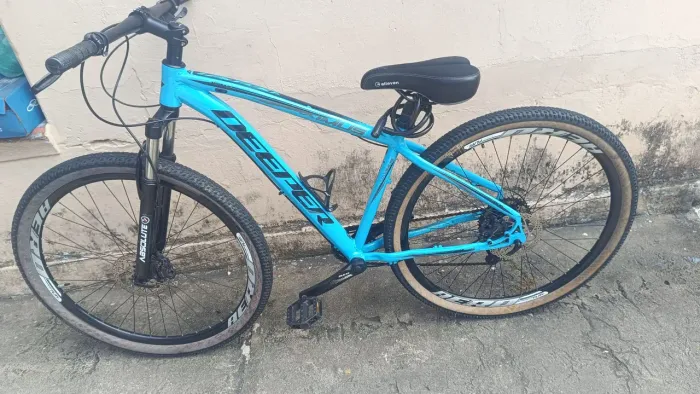Bicicleta aro 29 freio hidráulico tamanho 17 