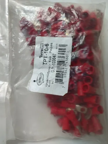 VENDENDO ESTE PACOTE DE TERMINAIS DE CABOS ELÉTRICOS DE 10MM