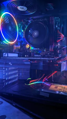 Computador Ryzen 5 2600 + RX570 4GB + SSD 128Gb + 320GB HD