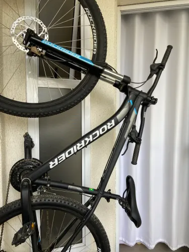 Bicicleta de mountain bike aro 29 st 120 microshift rockrider em perfeito estado 