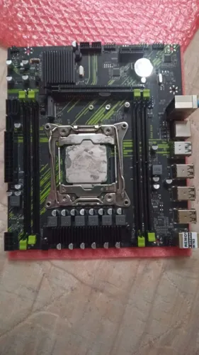 Kit placa mãe x99+processador