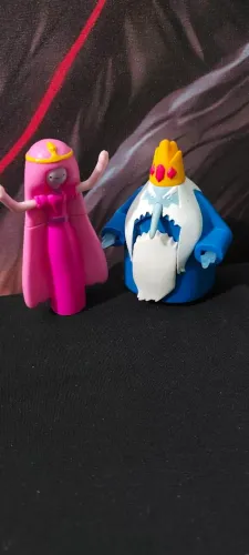 Miniaturas Rei Gelado e Princesa Jujuba - 11 cm