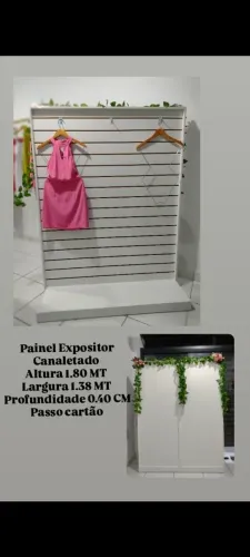 Painel Expositor Canaletado Loja