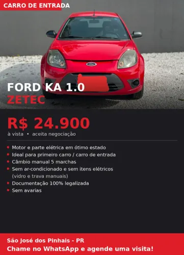 Ford KA 1.0 8v/1.0 8V ST Flex 3P 2013
