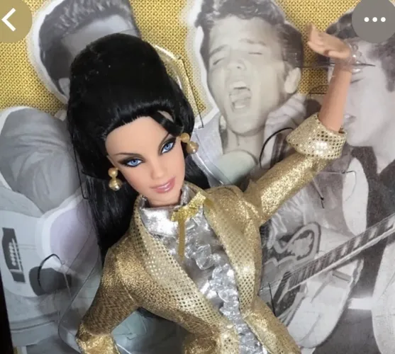 Barbie Elvis pink label