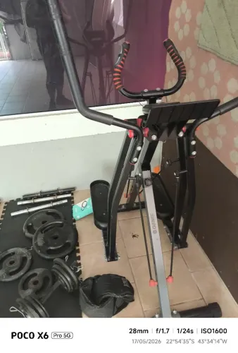 Lote kit musculação e aeróbico Polishop 