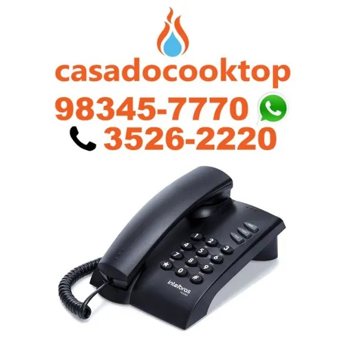 Telefone com Fio Pleno Preto - Intelbras