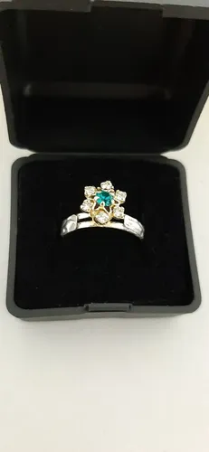 ANEL DE FORMATURA DE ENFERMAGEM BANHADO A OURO 18K NOVO