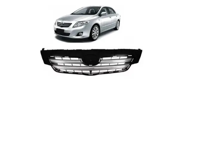 Grade Radiador Preta c/ Friso Cromado Corolla 2009 2010 2011