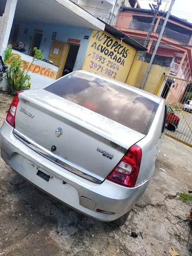 Renault Logan 1.0 16v pra retirada motor cambio lataria peças em geral