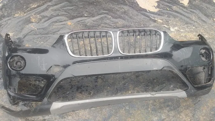 Parachoque Dianteiro Bmw X1 2016 ao 2019 Preto com detalhe