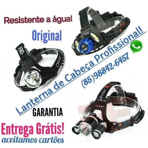 Lanterna variedades Lanternas profissionais de cabeça entrega Grátis