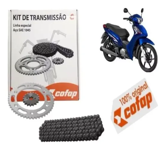 Kit Relação Transmissão Biz 125 Biz125 2008 Original Cofap