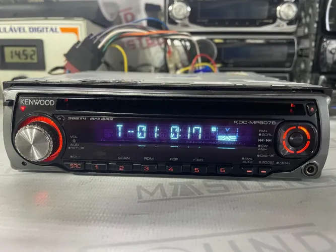 Cd radio kenwood kdc-mp6078 original gm com Bluetooth na oferta so 399,90