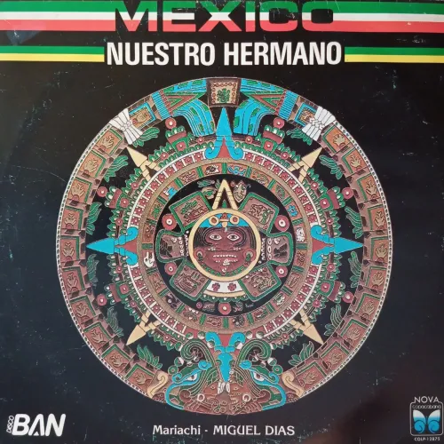 Disco de vinil LP Mariachi Miguel Dias - México Nuestro Hermano