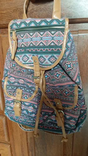 Mochila em pano 