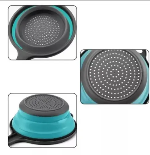 Peneira retrátil em silicone nova