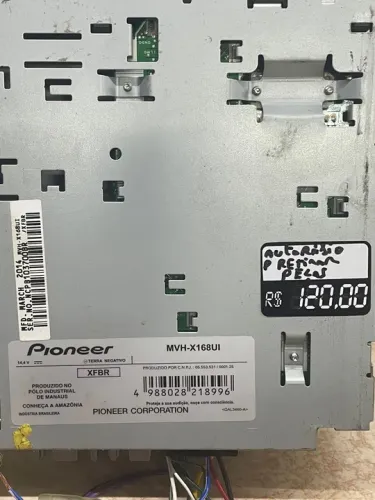 Trazeira som pioneer com plug tudo perfeito para retirada peças 