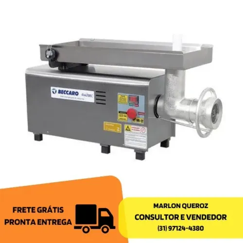 Moedor de Carne Beccaro Boca 22 Inox
