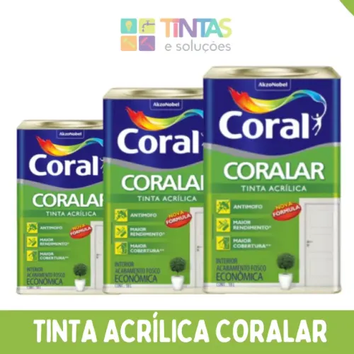 Tinta Acrílica Coralar 18L