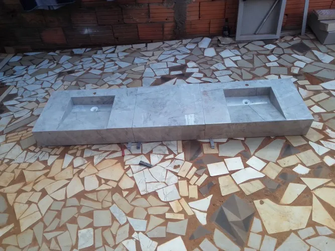 Bancada de porcelanato