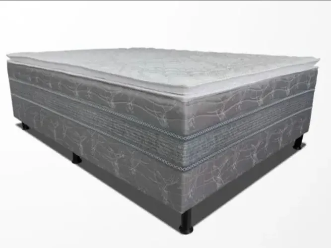 Unibox casal 08cm de espuma com pilow top 