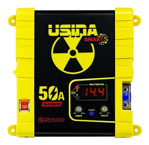 Fonte Carregador Usina 12v 50a Volt/amp Bivolt