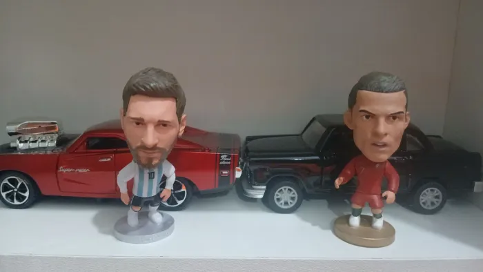 Kit mini craques Cristiano e Messi