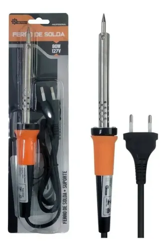 Ferro De Solda Profissional 80w 127v Com Suporte - Novo