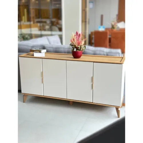 Buffet Evora 1,60m Jequitiba/off white  -   Pronta Entrega!