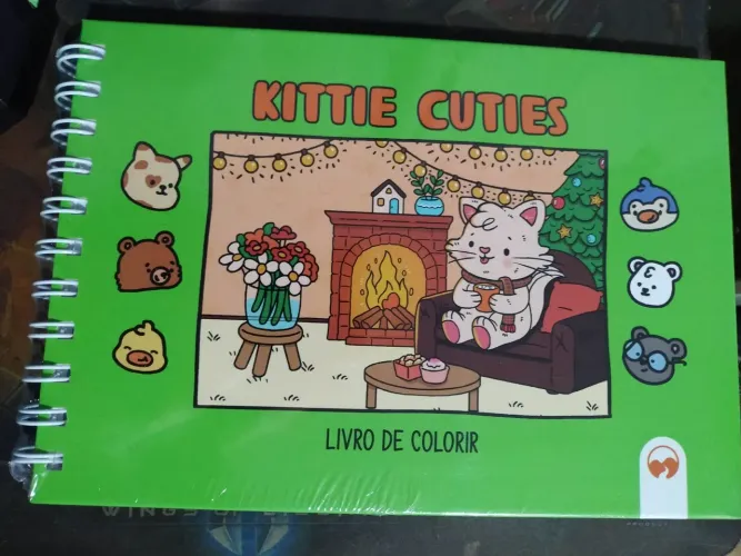 Livro de Colorir Kittie Cuties