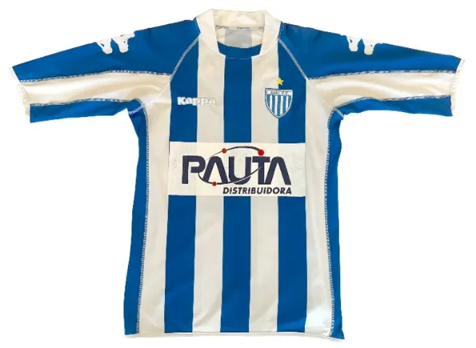 Camisa original do Avaí, usada por jogador em 2006, tamanho M