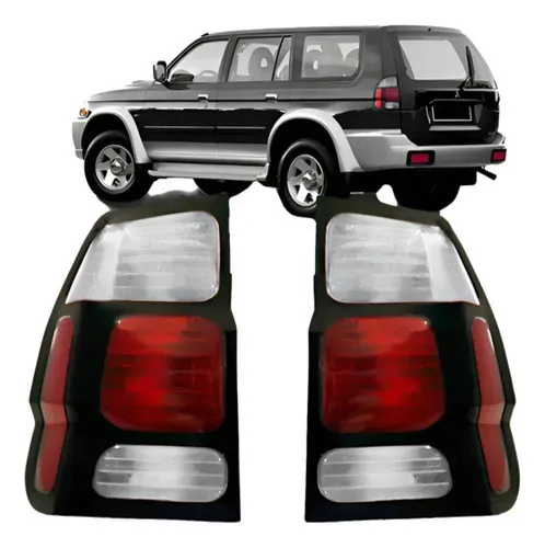 Par Lanterna Traseira Pajero Sport 2000 A 2004 Cristal