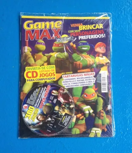 Cd De Jogos Game Max Diversos Jogos tartarugas ninjas e muito mais l15