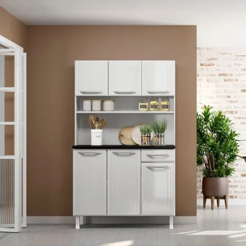 Armário de cozinha de aço novo preço promocional