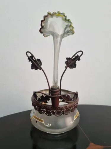 Maravilhoso porta cartões Opalina Francesa séc.XIX