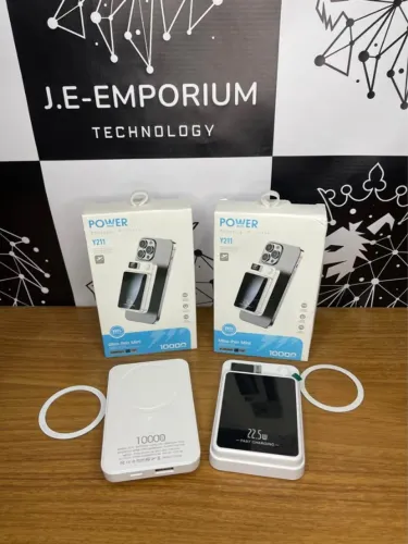 ? Carregador Portátil 10000mAh Mini Power Bank MagSafe - Sem Fios, Sem Limites! ?