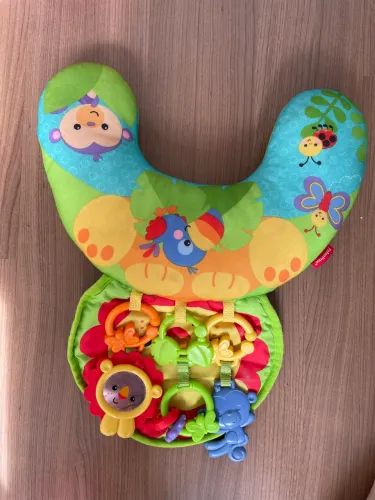 Almofada Atividades Leaozinho Bebê - Fisher Price