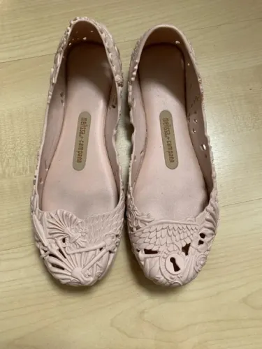 Sandálias Melissa Campana Rosa