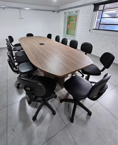Mesa de Reunião 3.20x1.20 para Escritório - LOJA IKONMIXOFFICE