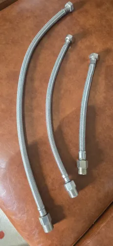 Flexível para torneiras e alta pressão 30 cm