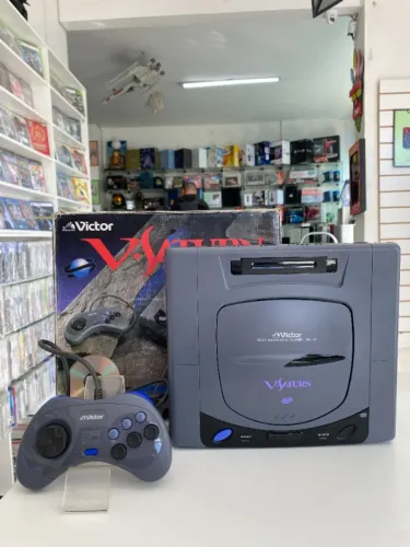 CONSOLE VICTOR V-SATURN RG-JX1 (JPN) NA CAIXA SEMINOVO - JVC