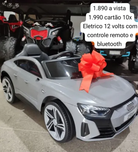 Carrinho elétrico infantil audi etron 