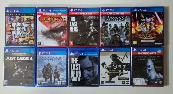 Jogos PS4. Usados. Entrego.