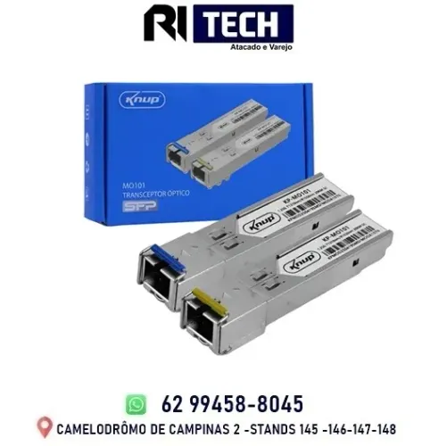Transceptor Sfp Óptico Lc 1,25gbps 20km 1310/1550nm Monomodo 
