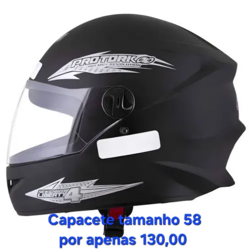 Capacete novo lacrado tamanho 58 padrão 