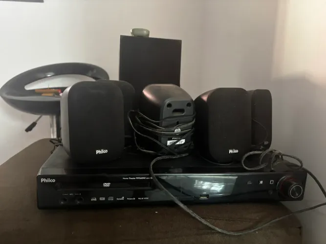 Home Theater c/ leitor de cd e dvd