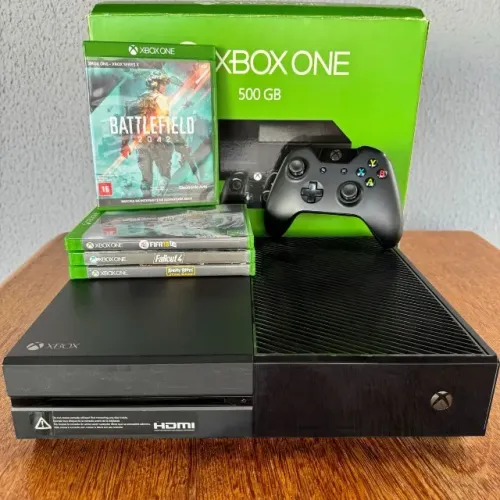 Black Friday - Microsoft Xbox One 500gb + Hd 1Tera + Ctrl Branco