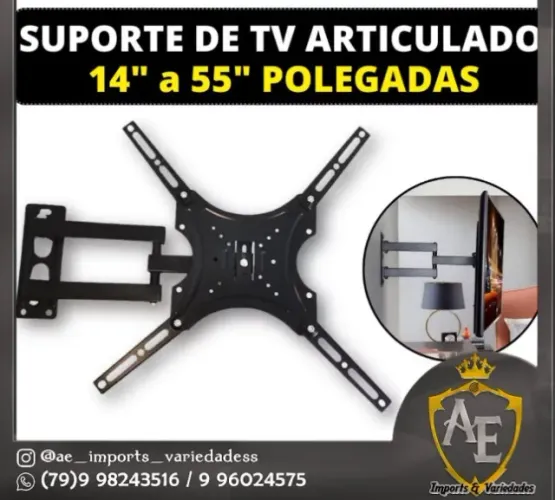 suporte tv articulado